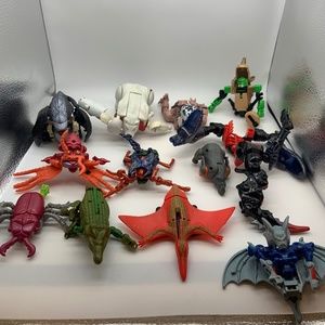 Vintage 90s Transformers Beast Wars Figurines Set of 12!